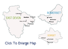 map area of services